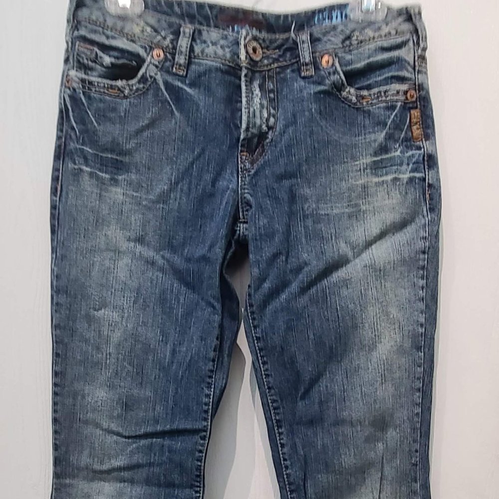 Silver Flare Jeans